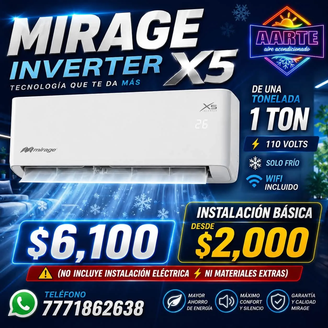 Equipo Mirage X5 inverter